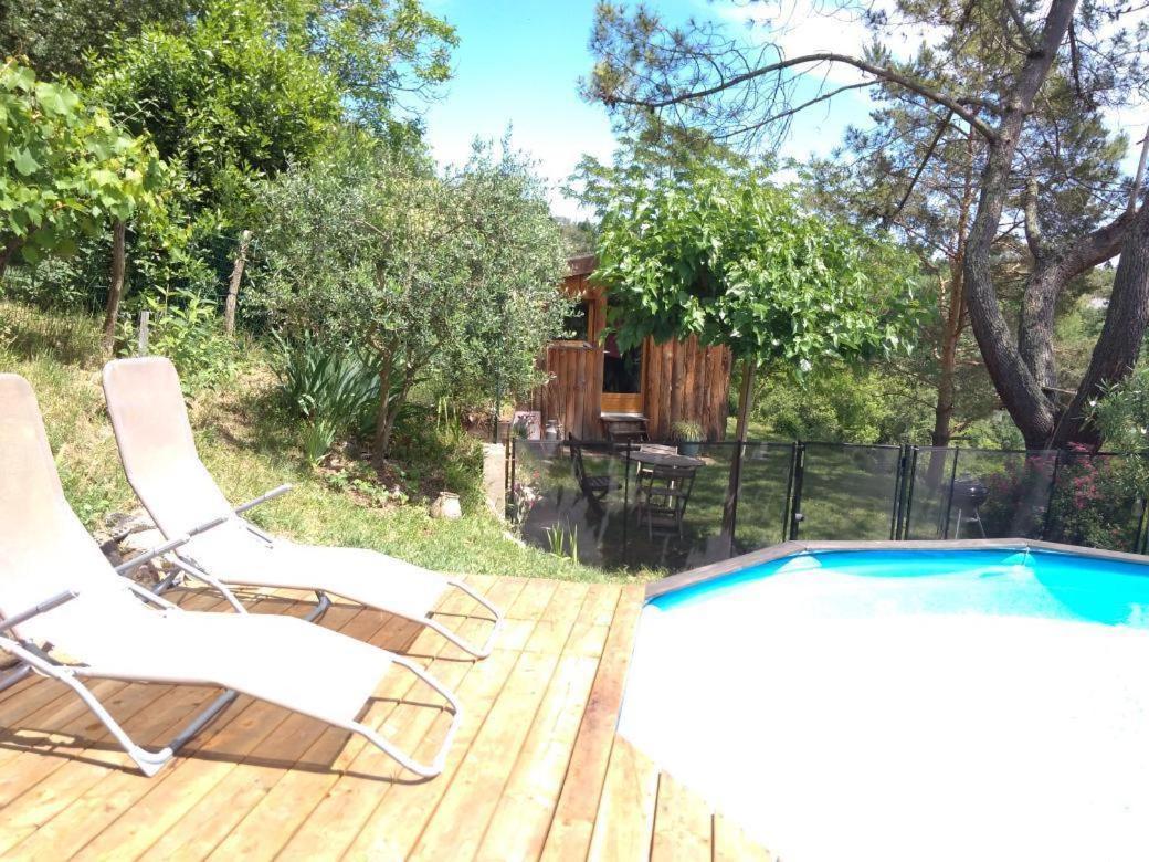 La Cabane En Bois Villemur-sur-Tarn Dış mekan fotoğraf